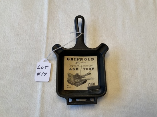 Ashtray Griswold #770 - Square with label