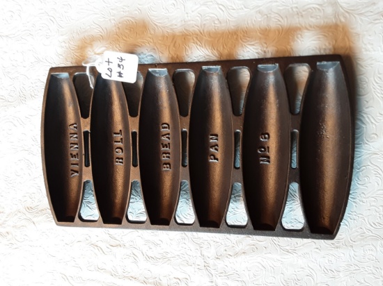 (6 sections) not marked Griswold - Vienna Bread Pan