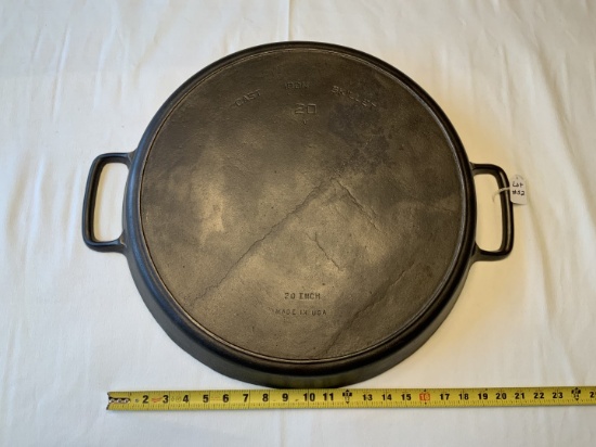 #20 Skillet- Wagner, Cast Iron Skillet- with /Heat Ring made in U.S.A.
