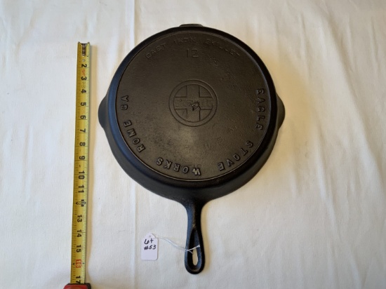 #12 Skillet Eagle Stove Works - with Houston on Handle