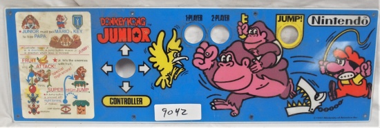 Donkey Kong Jr. controller panel