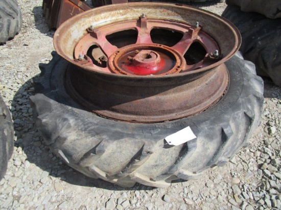 Farmall H Set of Duals Only One Tire Firestone 12.4/38