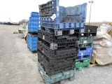 (5) Plastic Pallets/Crates