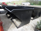 2 Cubic Yard Trash Hopper (Mounts to Skid Steer)