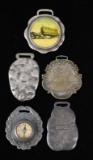 KANSAS FARMING AND INDUSTRY ADVERTISING WATCH FOBS