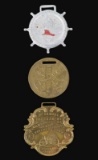 THREE FIREFIGHTING EVENT AND APPARATUS WATCH FOBS