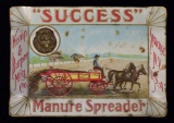 KEMP & BURPEE MANURE SPREADER ADVERTISING TIP TRAY