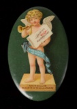 ANGELUS MARSHMALLOWS ADVERTISING POCKET MIRROR