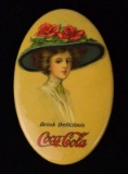 A 1911 COCA COLA ADVERTISING POCKET MIRROR