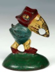 A RARE C 1929 KANSAS JAYHAWK CAST IRON PAPERWEIGHT