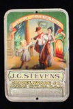 J.C. STEVENS OLD JUDSON ADVERTISING MATCH SAFE