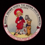 BUSTER BROWN SHOE CO. ADVERTISING POCKET MIRROR