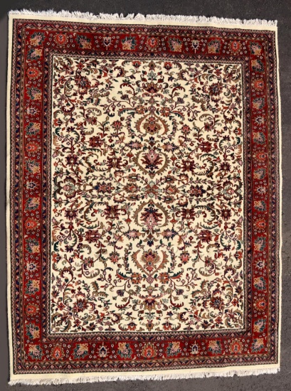 A LATE 20TH CENTURY PERSIAN TABRIZ ROOM SIZE RUG