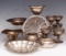 AN ESTATE LOT OF STERLING SILVER HOLLOW WARE