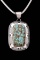 A BEAUTIFUL ELOUISE KEE TURQUOISE PORTRAIT PENDANT