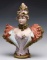 A NICE QUALITY TEPLITZ-STYLE PORCELAIN BUST