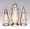 STERLING SILVER CASTOR AND SHAKERS