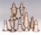 A COLLECTION OF STERLING SILVER SHAKERS