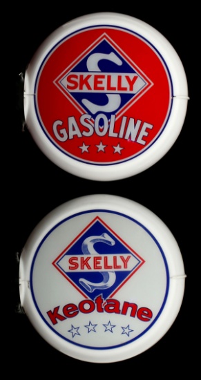 SKELLY REPRODUCTION GAS GLOBES INCLUDING KEOTANE