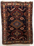 A GOOD SEMI-ANTIQUE BIDJOV SHIRVAN SCATTER RUG