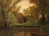 A 19TH CENTURY ENGLISH SCHOOL OIL ON CANVAS