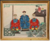AN 18TH / 19TH CENTURY CHINESE ANCESTRAL PORTRAIT