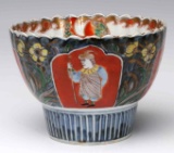 AN UNUSUAL 17TH / 18TH C. JAPANESE PORCELAIN BOWL