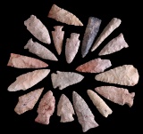 NINETEEN GOOD PRE-HISTORIC POINTS, MISSOURI