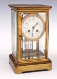 A FRENCH CRYSTAL REGULATOR MADE FOR TIFFANY & CO