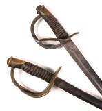 TWO US CIVIL WAR ERA M1860 CAVALRY SABERS