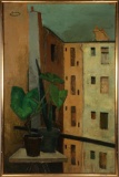 A FRENCH MODERNIST OIL SIGNED 'CLAUDE ESTADAS'