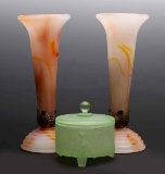 ART DECO ERA ART GLASS ACCESSORIES