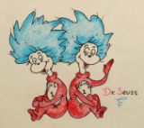 THEODOR 'DR SEUSS' GEISEL (1904-1991) COLOR SKETCH