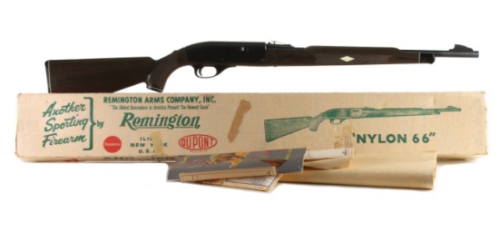 A REMINGTON 22 CALIBER LR NYLON 66 IN ORIGINAL BOX