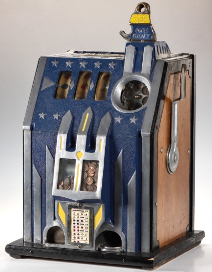 A PACE MFG COMET MODEL 1 CENT SLOT MACHINE C. 1936