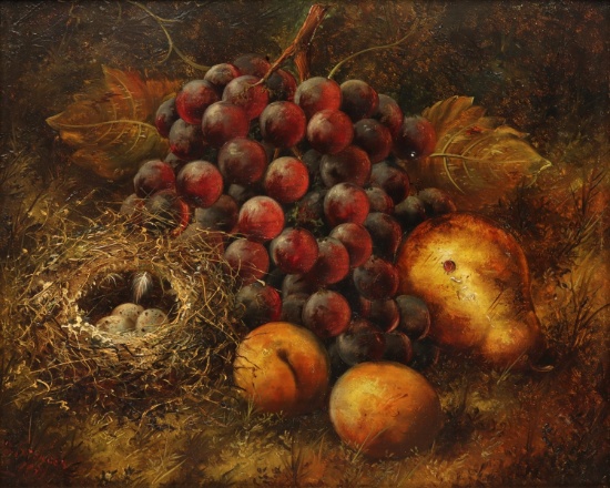 WILLIAM BARTLETT SPENCER (1850-1880) OIL ON BOARD