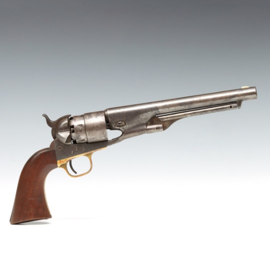 A COLT MODEL 1860 ARMY .44 CALIBER SIX SHOT REVOLVER