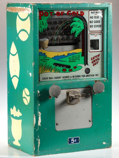 A J.J FRANTZ POT OF GOLD 5 CENT TRADE STIMULATOR C 1955