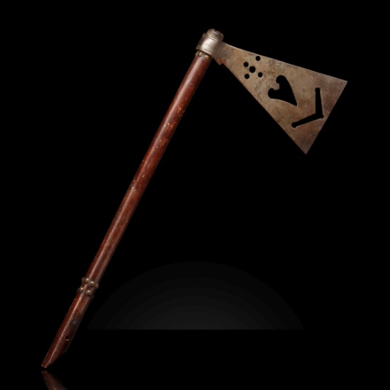 A VERY GOOD EARLY 19TH CENTURY MISSOURI WAR AXE