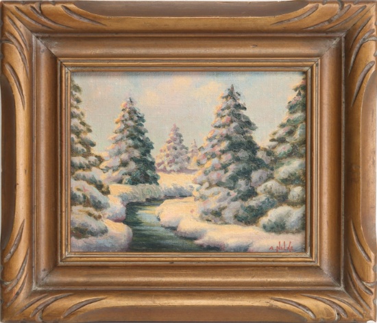 ALEXANDER NELKE (1894-1974) OIL ON CANVAS