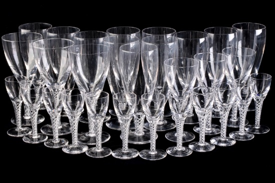TWENTY-NINE STUART SONATA PATTERN AIR TWIST STEMS