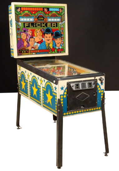 FLICKER: A VINTAGE HOLLYWOOD THEME 25C PINBALL GAME