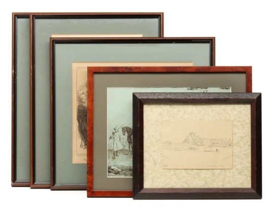 PRINTS AND WORKS ON PAPER CIRCA LATE 19TH CENTURY