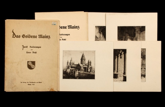 HANS KOHL (1897-1990) PENCIL SIGNED ETCHINGS