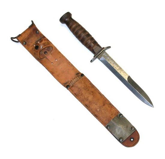 US Marine Corps WWII M3 Fighting Knife (CAH)