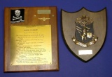 Two US Navy Squadron Plaques (HJK)
