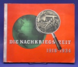 Original 1934 German Cigarette Card Album, DIE NACHKRIEGSZEIT 1918-1934 (WDA)