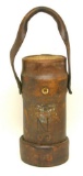 British Royal Navy Leather Cannon Powder Charge Container (A)
