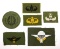 Six Cloth Foriegn  Airborne Wing Patches (A)
