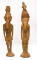 Two Standing Male & Female Ancestor Figures from Papua New Guinea (CNZ)